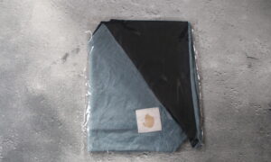 あずま袋　水色×紺色