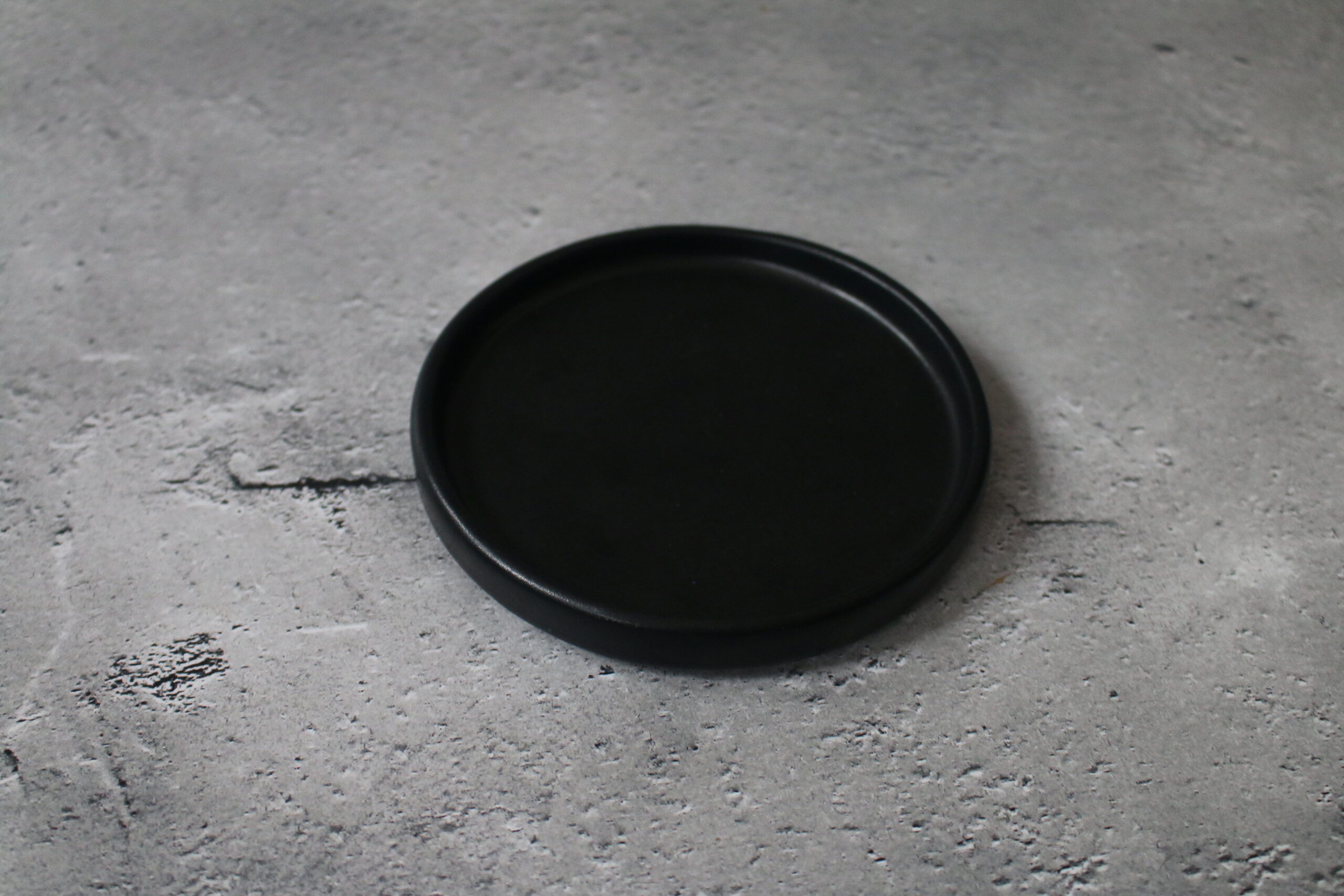 美濃焼フラットリム プレート皿 12cm