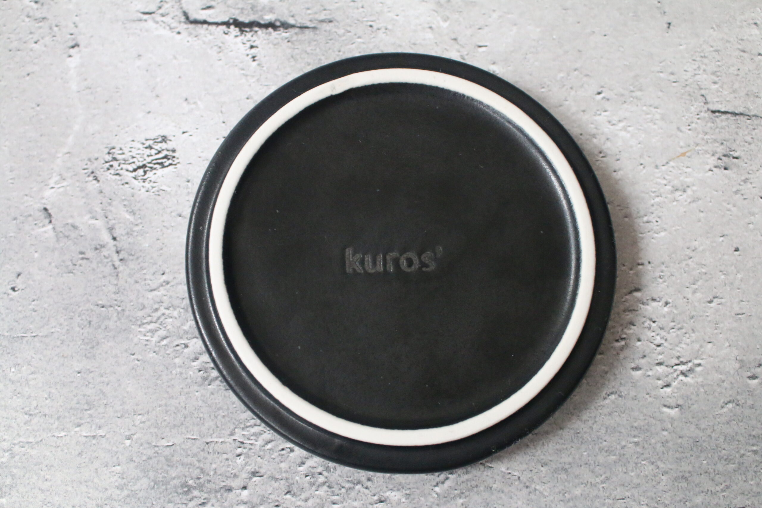 美濃焼フラットリム プレート皿 12cm - 画像 (2)