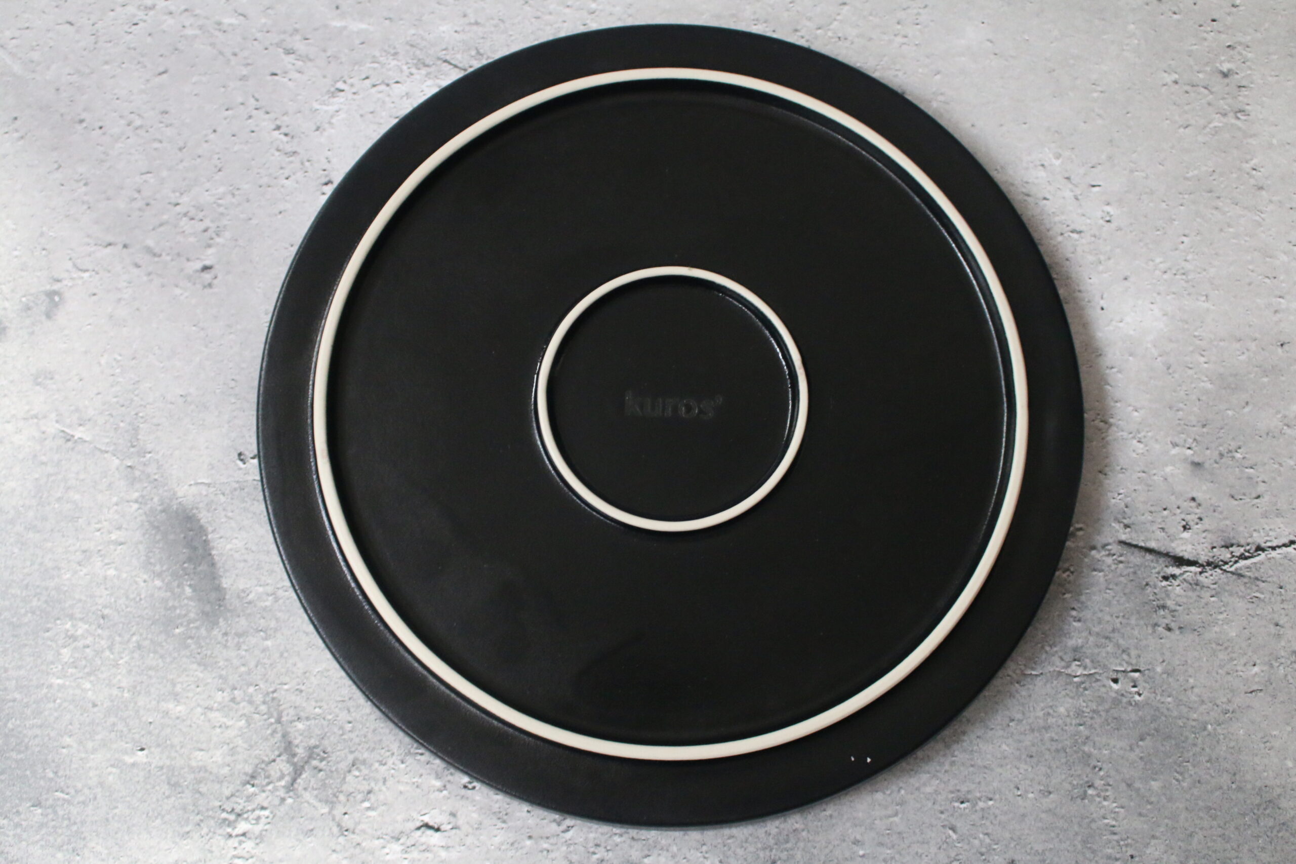 美濃焼フラットリム プレート皿 23センチ - 画像 (2)